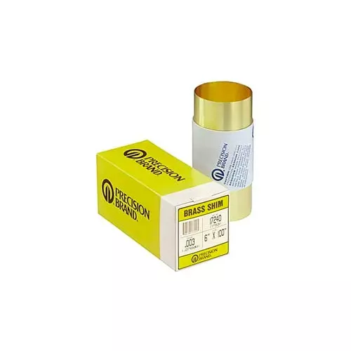 0-002-brass-shim-stock-6-x-60-roll 0.002" Brass Shim Stock 6" X 60" Roll