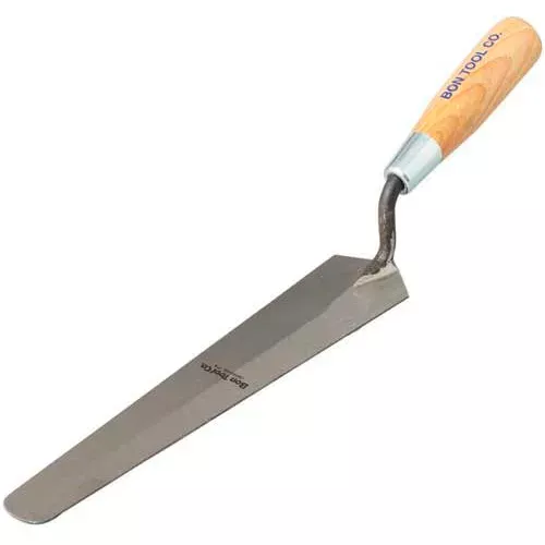 10"L X 2"W Duckbill Trowel, Wood Handle