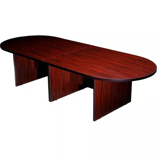 10-racetrack-conference-table-mahogany 10' Racetrack Conference Table - Mahogany