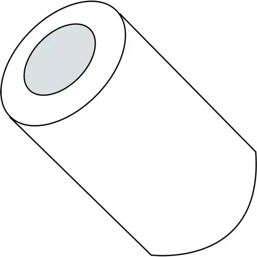 10-x-1-2-one-half-round-spacer-nylon-pkg-1000 #10 x 1/2 One Half Round Spacer Nylon - Pkg of 1000