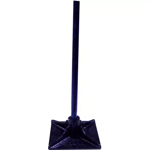 10" X 10" Dirt Tamper, Bolted Steel Handle