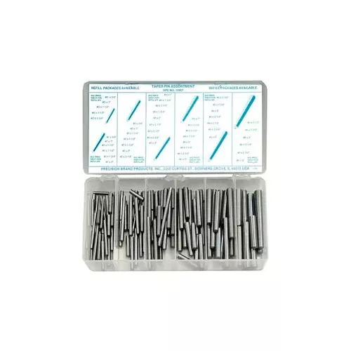 100-piece-taper-pin-assortment-made-in-usa 100 Piece Taper Pin Assortment - Made In USA