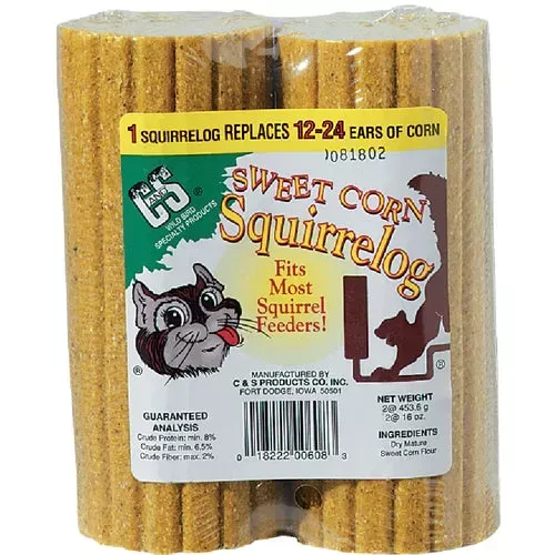 100214378 C&S Replacement Log Squirrel Food