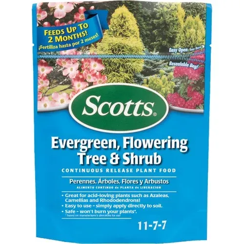 1009101-scotts-evergreen-flowering-tree-shrub-fertilizer 1009101 Scotts Evergreen, Flowering Tree & Shrub Fertilizer