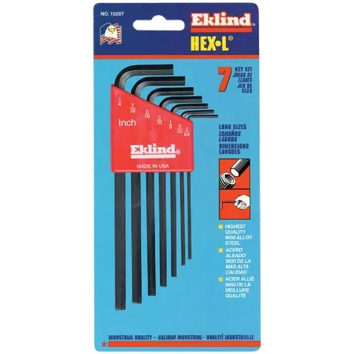 10207-eklind-7-piece-long-arm-hex-key-set 10207 Eklind 7-Piece Long Arm Hex Key Set