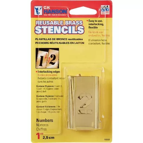 10305-ch-hanson-numeral-stencil-set 10305 CH Hanson Numeral Stencil Set