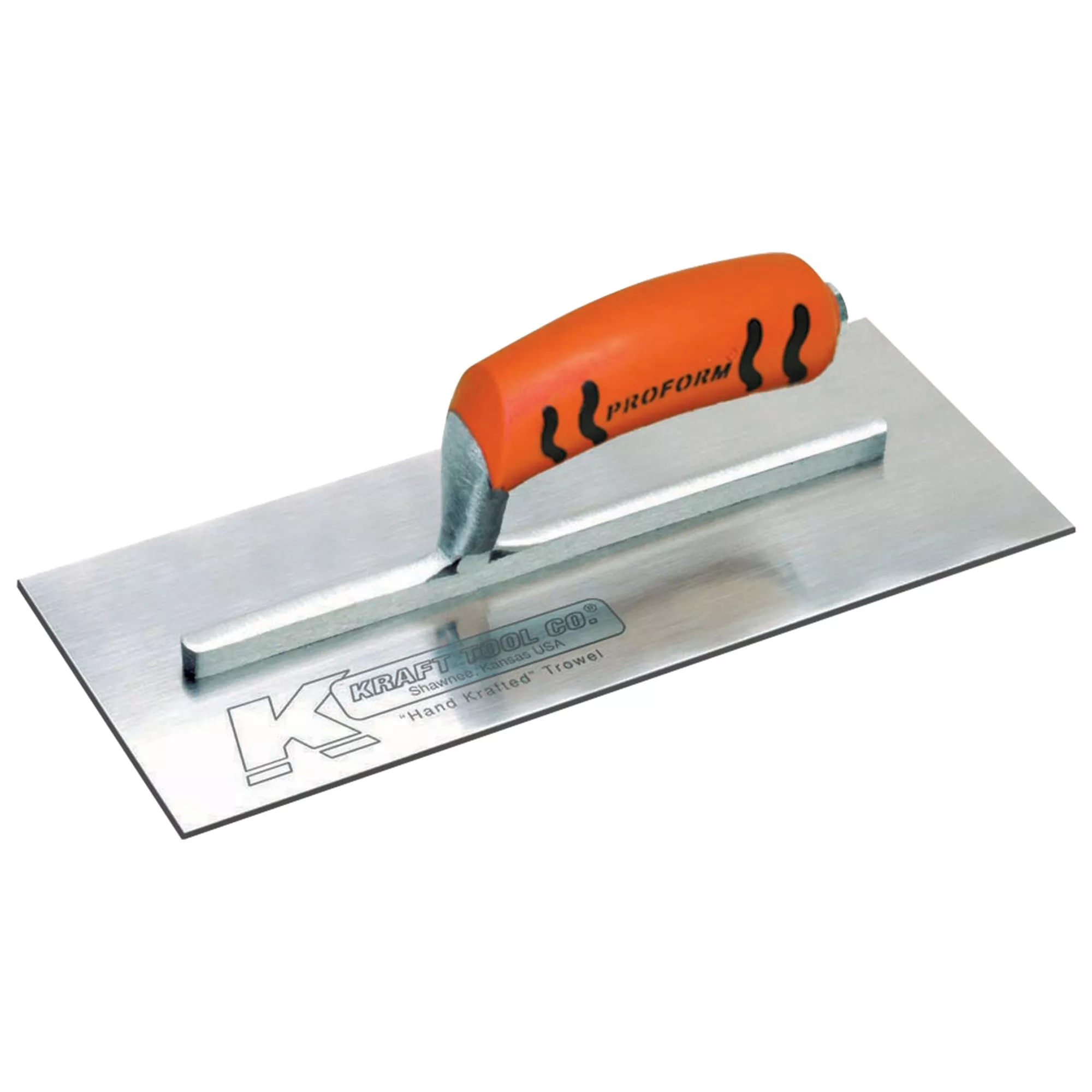 11-1/2" x 4-3/4" Carbon Steel Plaster Trowel with ProForm Handle
