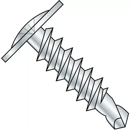 12-x-2-phillips-modified-truss-head-self-drilling-scew-full-thread-zinc-bake-pkg #12 x 2 Phillips Modified Truss Head Self Drilling Scew Full Thread Zinc Bake - Pkg of 1000