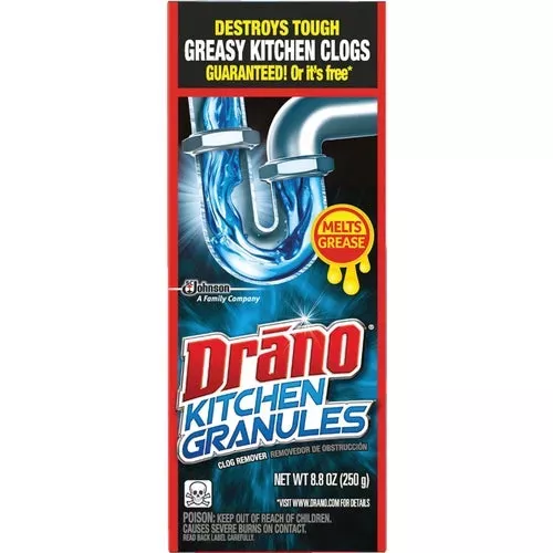 121-drano-kitchen-granules-drain-opener 121 Drano Kitchen Granules Drain Opener