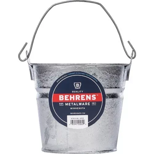 1214-behrens-hot-dipped-steel-pail 1214 Behrens Hot-Dipped Steel Pail