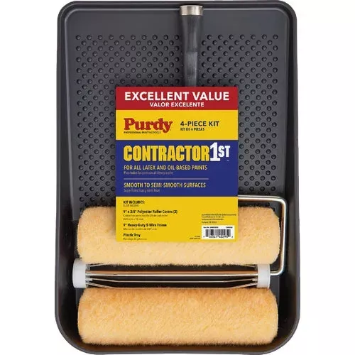 144810200-purdy-contractor-1st-4-piece-roller-tray-set 144810200 Purdy Contractor 1st 4-Piece Roller & Tray Set