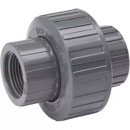 164-107-pvc-gray-threaded-union 164-107 PVC Gray Threaded Union