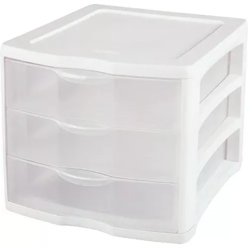 17918004-sterilite-clearview-3-drawer-storage-unit 17918004 Sterilite ClearView 3-Drawer Storage Unit