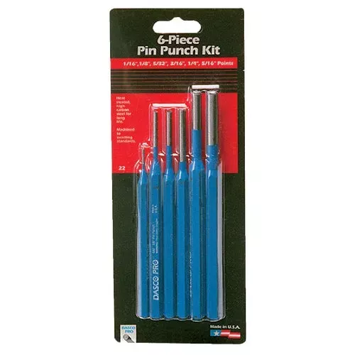 22-dasco-6-piece-pin-punch-set 22 Dasco 6-Piece Pin Punch Set