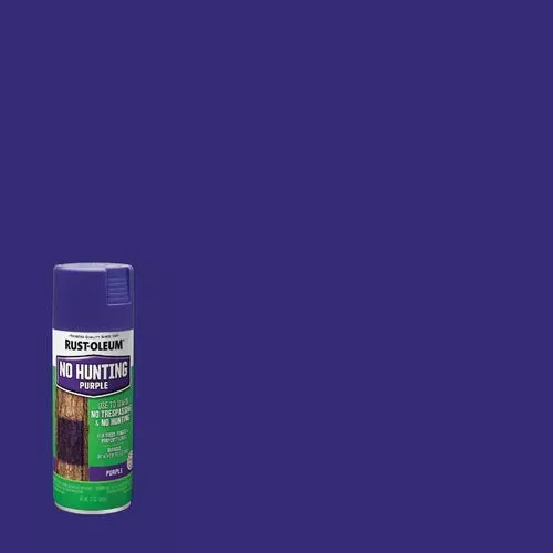 270970-rust-oleum-no-hunting-purple-spray-paint 270970 Rust-Oleum No Hunting Purple Spray Paint