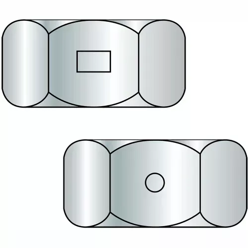 3-4-10two-way-reversible-hex-lock-nut-zinc-wax-pkg-100 3/4-10Two Way Reversible Hex Lock Nut Zinc Wax, Pkg of 100