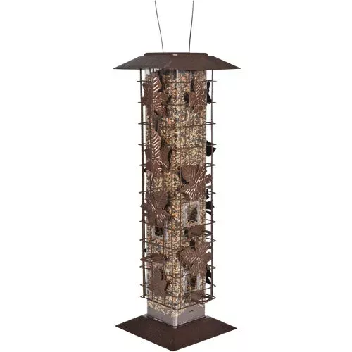 336-perky-pet-squirrel-be-gone-rustic-leaf-bird-feeder 336 Perky-Pet Squirrel-Be-Gone Rustic Leaf Bird Feeder