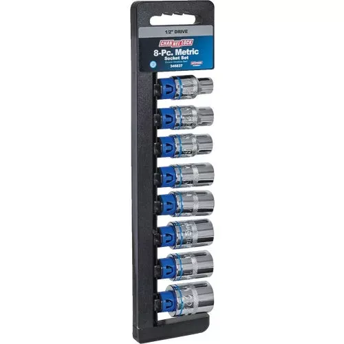 346837-channellock-8-piece-1-2-in-drive-metric-socket-set 346837 Channellock 8-Piece 1/2 In. Drive Metric Socket Set