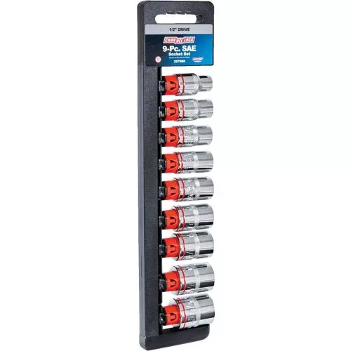357960 Channellock 9-Piece 1/2 In. Drive Socket Set
