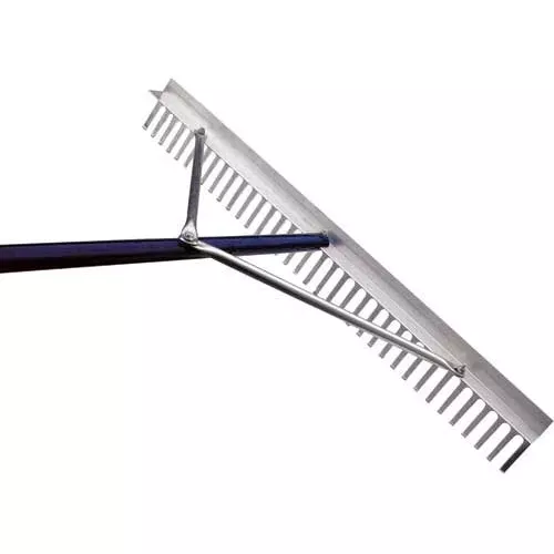36" Yard Prep Rake, 72" Aluminum Handle