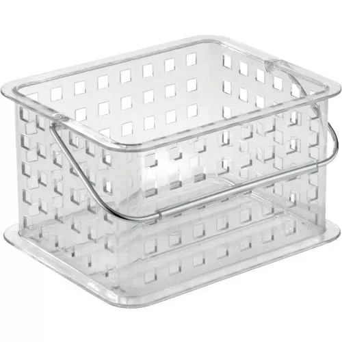 37560-idesign-clarity-stackable-storage-basket 37560 iDesign Clarity Stackable Storage Basket