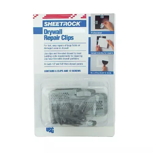 380161-sheetrock-drywall-repair-clips 380161 Sheetrock Drywall Repair Clips