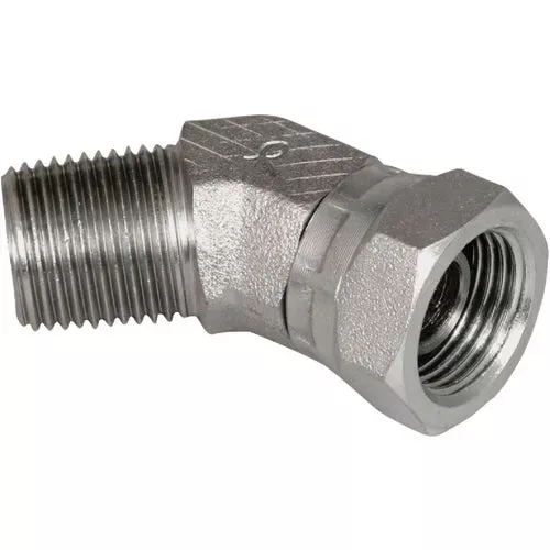 39005550 Apache 45-Degree Hydraulic Hose Adapter