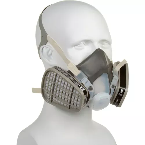 3m-5000-series-half-facepiece-disposable-respirators-ov-large-5301 3M™ 5000 Series Half Facepiece Disposable Respirators, OV, Large, 5301