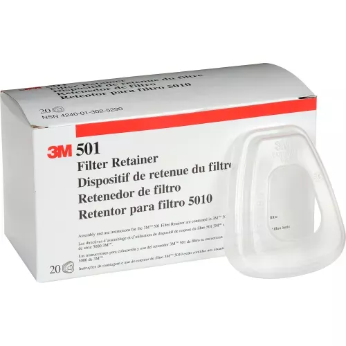3m-adapters-retainers-501-filter-retainer-pkg-qty-20 3M™ Adapters & Retainers, 501 Filter Retainer - Pkg Qty 20