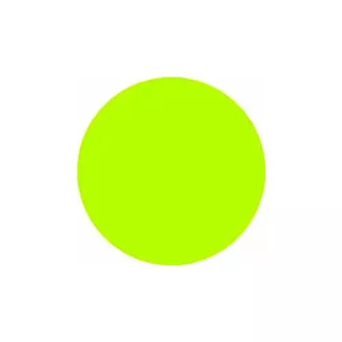 4-dia-round-paper-labels-fluorescent-green-roll-500 4" Dia. Round Paper Labels, Fluorescent Green, Roll of 500