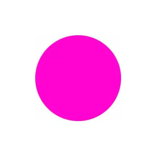 4-dia-round-paper-labels-fluorescent-pink-roll-500 4" Dia. Round Paper Labels, Fluorescent Pink, Roll of 500