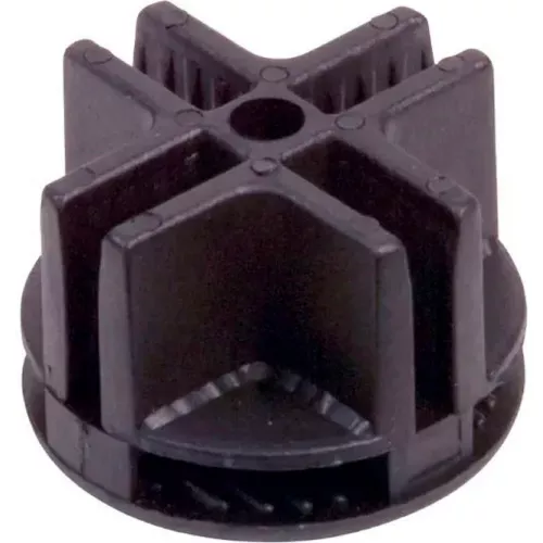 4-way-plastic-connector-black-pkg-qty-100 4-Way Plastic Connector - Black - Pkg Qty 100