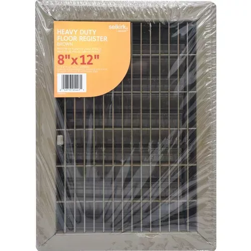 400B10X12R Ameriflow Brown Floor Register