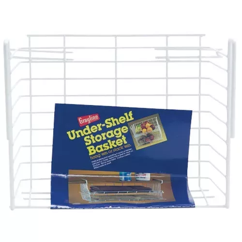 40600-grayline-undershelf-storage-basket 40600 Grayline Undershelf Storage Basket