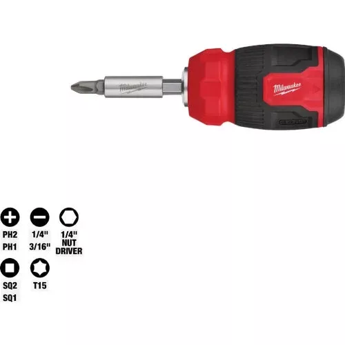 48-22-2910-milwaukee-8-in-1-compact-multi-bit-screwdriver 48-22-2910 Milwaukee 8-in-1 Compact Multi-Bit Screwdriver