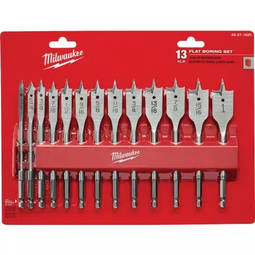 48-27-1520-milwaukee-13-piece-spade-bit-set 48-27-1520 Milwaukee 13-Piece Spade Bit Set