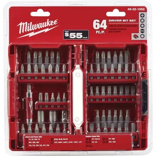 48-32-4097 Milwaukee 64-Piece Standard Screwdriver Bit Set