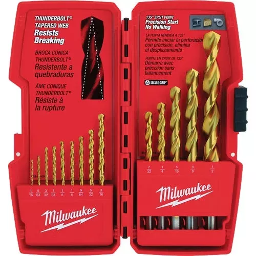 48-89-0011-milwaukee-thunderbolt-14-piece-titanium-drill-bit-set 48-89-0011 Milwaukee Thunderbolt 14-Piece Titanium Drill Bit Set