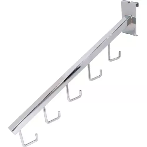 5-hook-waterfall-18-l-chrome-pkg-qty-24 5 Hook Waterfall - 18"L - Chrome - Pkg Qty 24