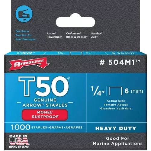 508m1-arrow-t50-heavy-duty-monel-staple 508M1 Arrow T50 Heavy-Duty Monel Staple
