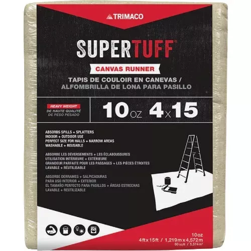 51128-trimaco-supertuff-premium-canvas-drop-cloth 51128 Trimaco SuperTuff Premium Canvas Drop Cloth