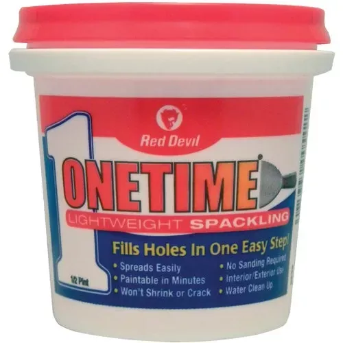 544-red-devil-onetime-spackling-compound 544 Red Devil Onetime Spackling Compound