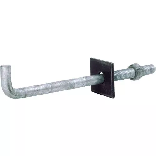 5810gab25-grip-rite-galvanized-anchor-bolt-with-square-washer 5810GAB25 Grip-Rite Galvanized Anchor Bolt With Square Washer