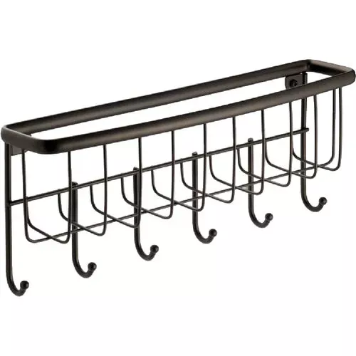 58971-idesign-york-lyra-wall-mount-mail-holder-key-rack 58971 iDesign York Lyra Wall Mount Mail Holder Key Rack