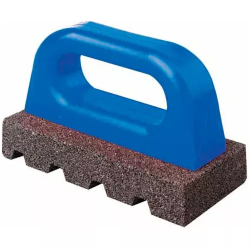 6-l-x3-wx-1-h-fluted-rub-bricks-plastic-handle-20-grit 6"L X3"WX 1"H Fluted Rub Bricks, Plastic Handle, 20 Grit