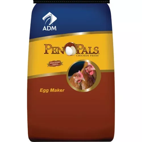 70010aaae4-adm-pen-pals-egg-maker-chicken-feed 70010AAAE4 ADM Pen Pals Egg Maker Chicken Feed
