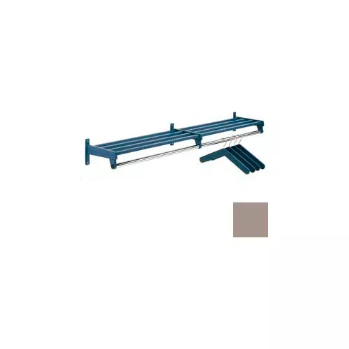 72-w-wall-mounted-hanger-style-coat-rack-sandstone 72"W Wall Mounted Hanger Style Coat Rack, Sandstone