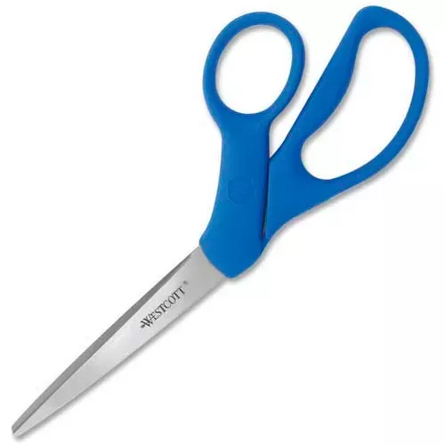 8-l-bent-preferred-line-stainless-steel-scissors-pkg-qty-18 8"L Bent Preferred Line Stainless Steel Scissors - Pkg Qty 18