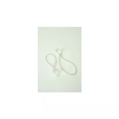 8-premium-white-ball-bungie-package-50-pkg-qty-2 8" Premium White Ball Bungie - Package of 50 - Pkg Qty 2