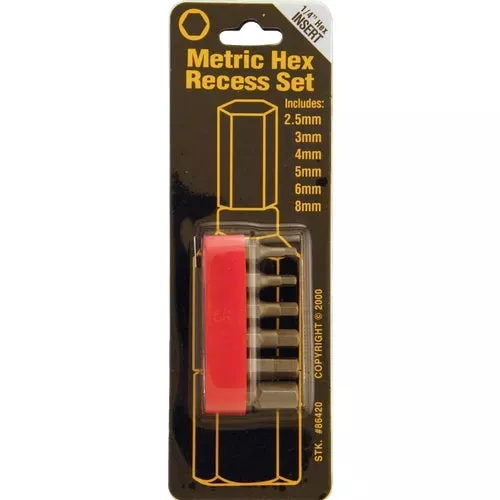 86420-best-way-tools-6-piece-hex-metric-insert-screwdriver-bit-set 86420 Best Way Tools 6-Piece Hex Metric Insert Screwdriver Bit Set
